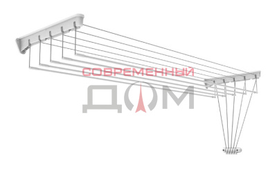 Сушилка для белья настенно-потолочная NIKA СНП 1,6 (белый) 8м
